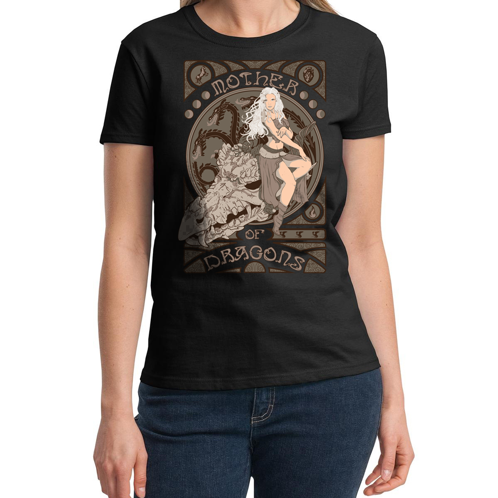 Mother of Dragons I am Daenerys Stormborn of House Targaryen, of the blood of Old Valyeria. I am the dragon's daughter, and I swear to you that those who would harm you will die screaming.