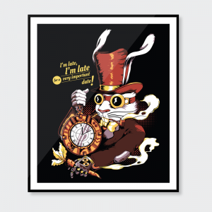 The Steampunk White Rabbit The White Rabbit is a fictional character from the novel Alice's Adventures in Wonderland .This is my version of white rabbit. Hopefully you guys love it !