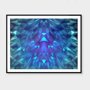 Deep Blue Deep Blue Collosal Low Poly Triangle Pattern -  Modern Abstract Cubism  Design<br>Modern Abstract Deep Hdr Low poly triangle pattern Art. Surreal  & Collosal  geometric Triangle / Abstract artwork. A great gift for geometric art lovers and .fashion triangle hipster geeks. Pure Abstraction art with a small razor cubism. A nice gift far all Art fans