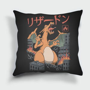 Fire Kaiju Pocket Fire Monster Charizard devastating the inner City